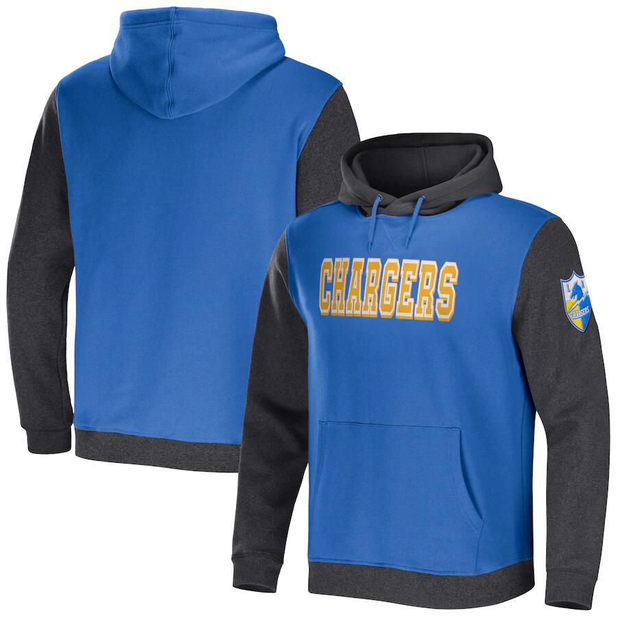 Men 2023 NFL Los Angeles Chargers blue Sweatshirt style 3->los angeles chargers->NFL Jersey